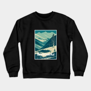 Revelstoke British Columbia Canada ski Crewneck Sweatshirt